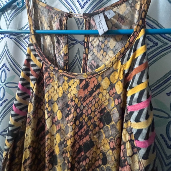 Anthropologie BLA^NK London Colorful Patterned Women's Jumpsuit Sleeveless LONG - Picture 4 of 14